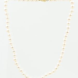 Estate Single Strand Pearl Necklace