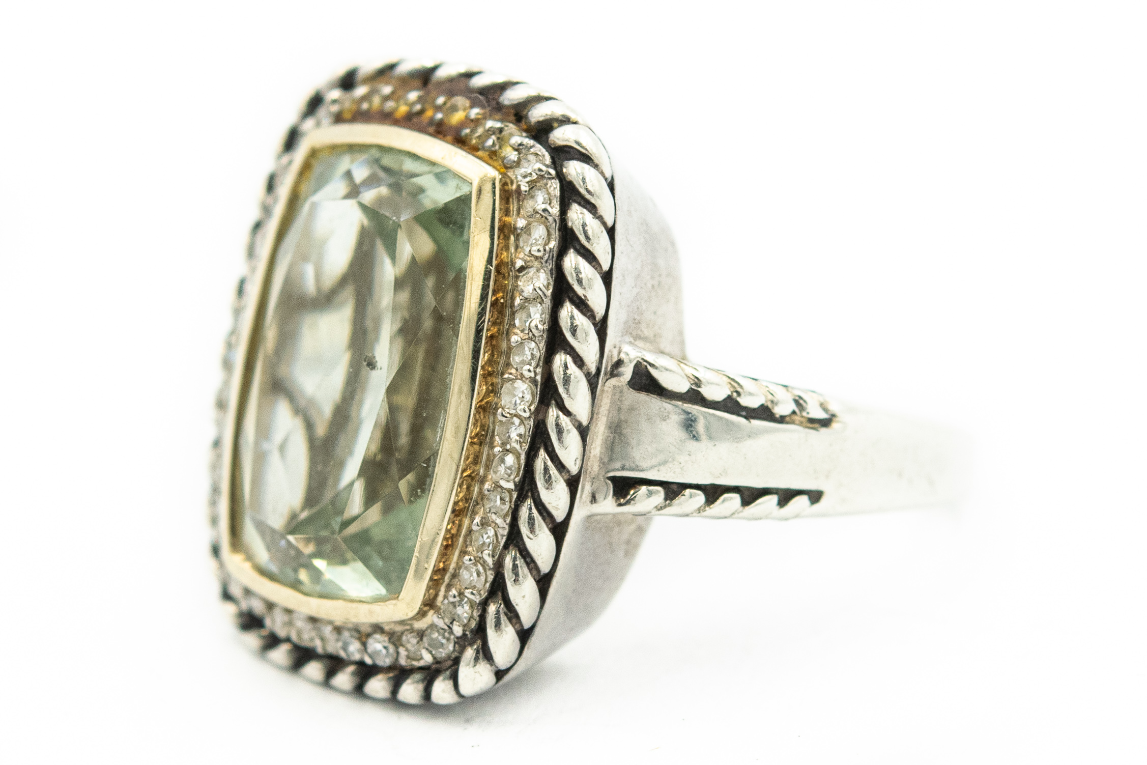 Estate Vintage Green Serpentine Necklace