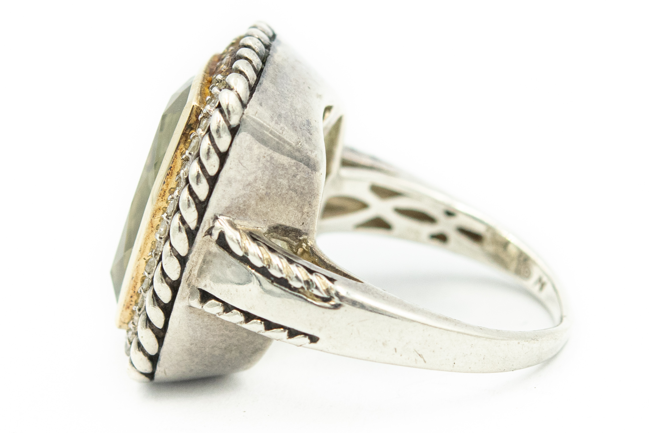 Estate Vintage Green Serpentine Necklace