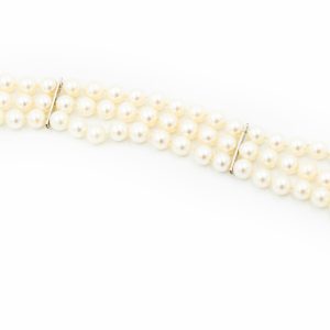 Estate 1950's Cultured Mikimoto Pearl Bracelet