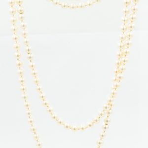 Estate Opera Length Cultured Pearl Necklace