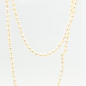 Estate Cultured Pearl Single Strand Necklace
