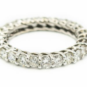 Estate White Gold and Diamond Eternity Ring