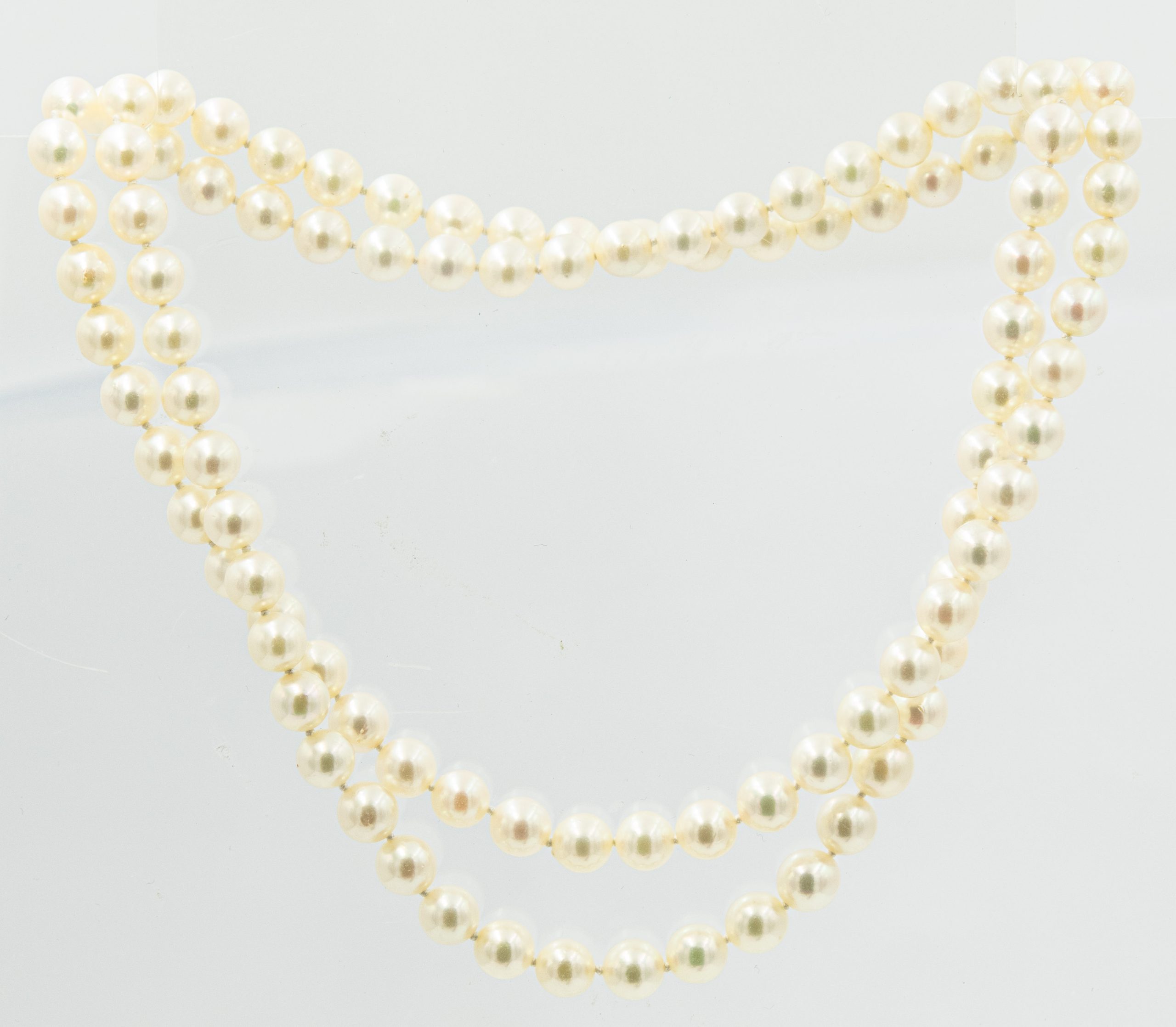 Estate Endless Cultured Pearl Necklace