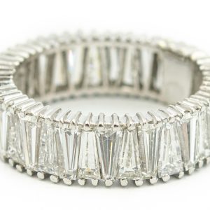 Estate Platinum and Diamond Eternity Band