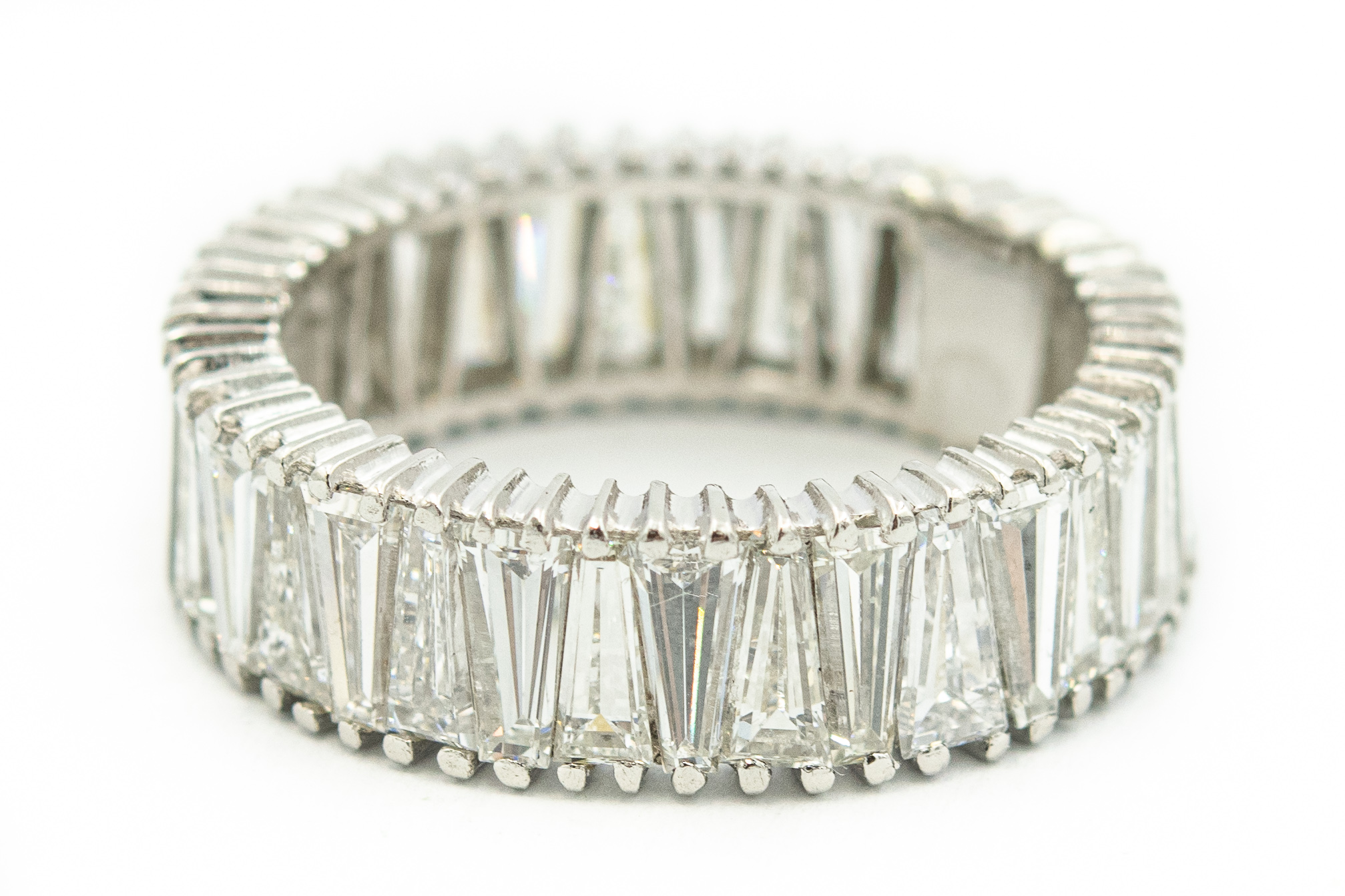 Estate Platinum and Diamond Eternity Band
