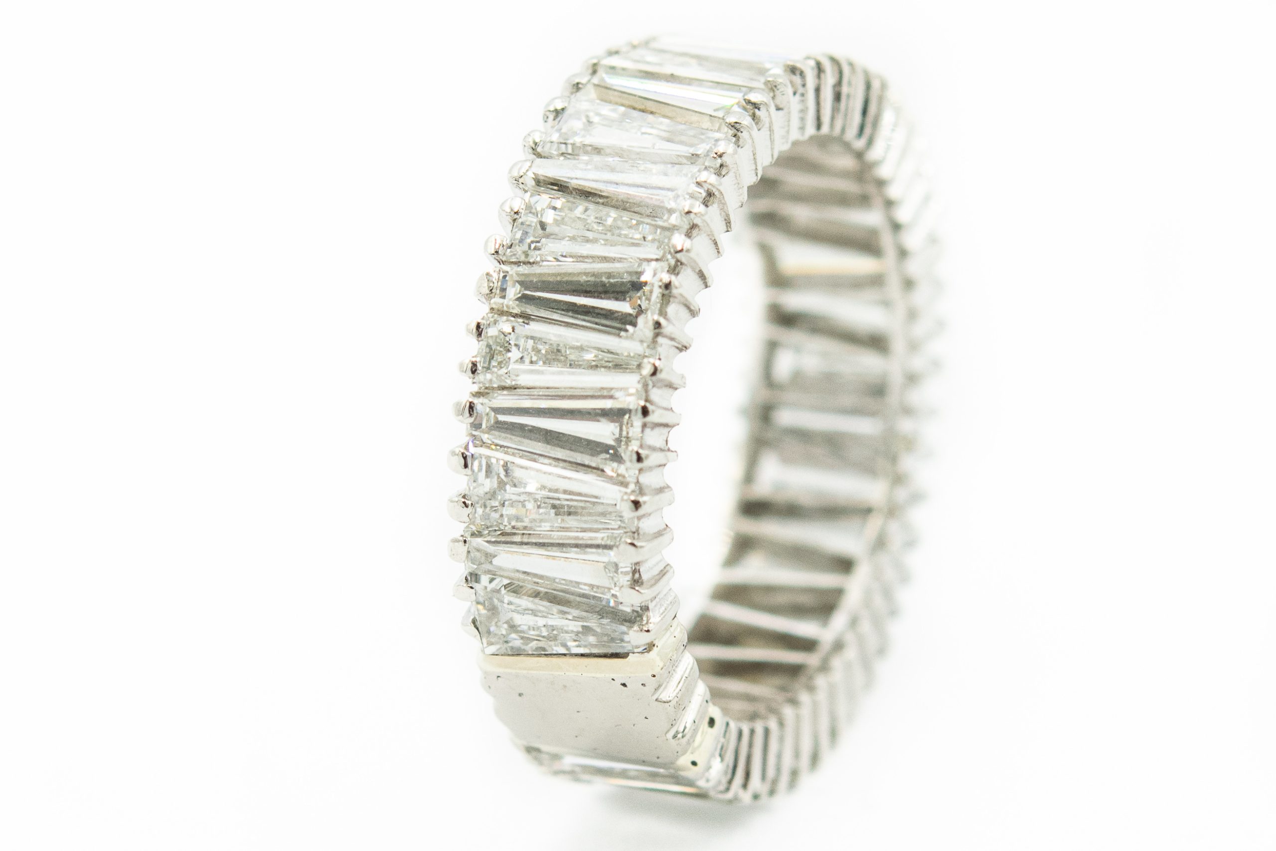 Estate Platinum and Diamond Eternity Band