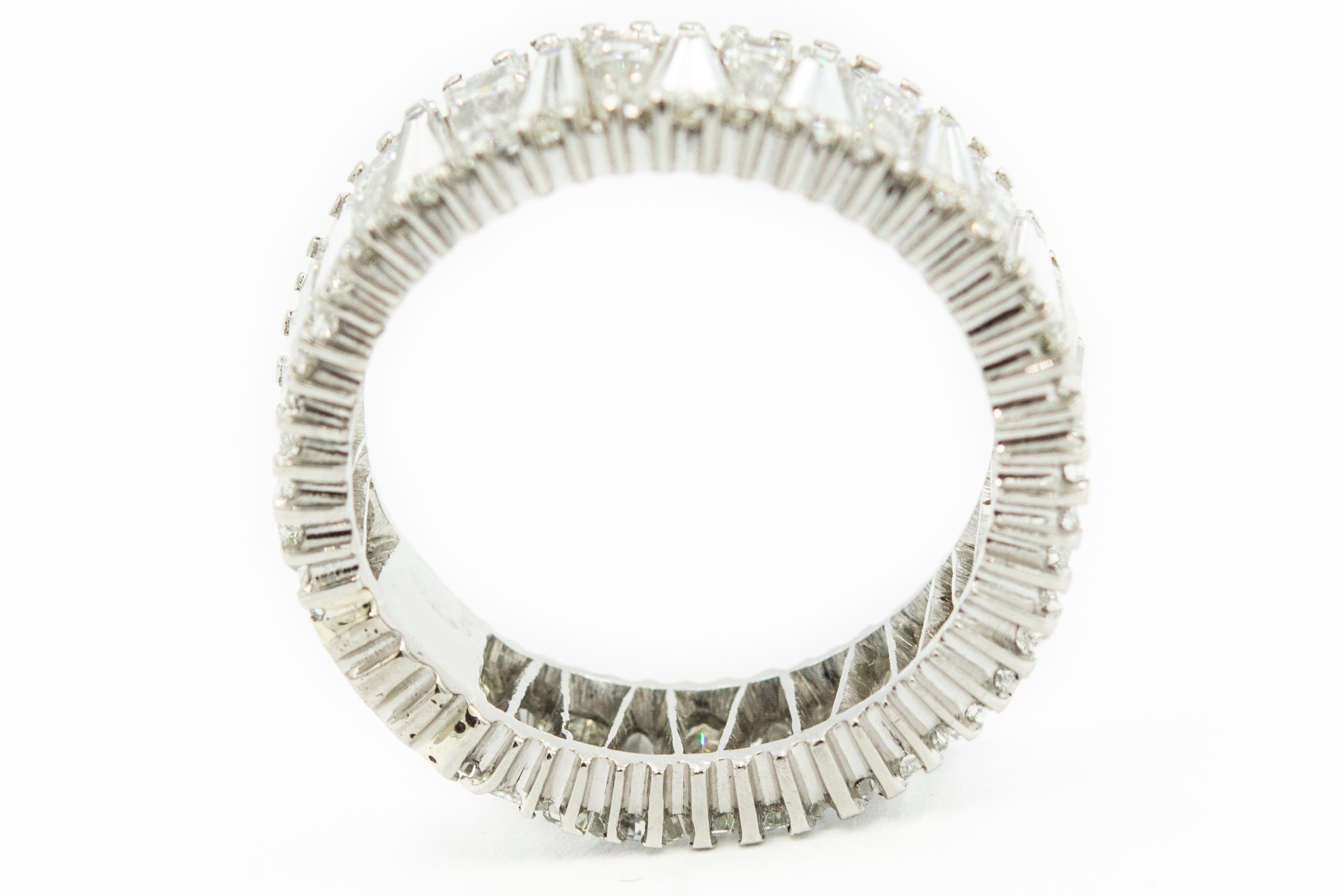 Estate Platinum and Diamond Eternity Band