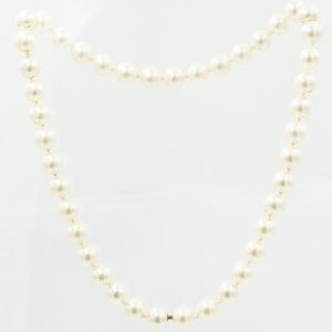 Estate Cultured Single Strand Pearl Necklace