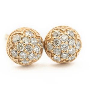 Estate Designer Sonoma Mist Earrings By Tacori