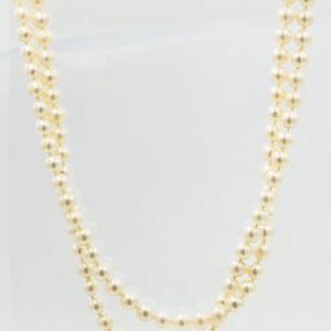 Estate Cultured Pearl Single Strand Necklace