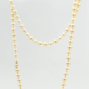 Estate Opera Length Cultured Pearl Necklace