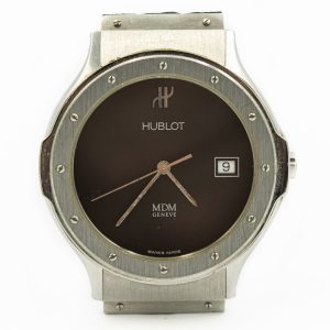Men's Classic Hublot MDM Steel Wristwatch Ref 1521.100