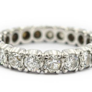 Estate Platinum and Diamond Eternity Band