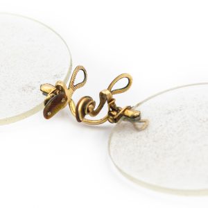 Antique European Eye Glasses Pince nez Style Fits-U Type Jules Cottet Patent Early 1900s