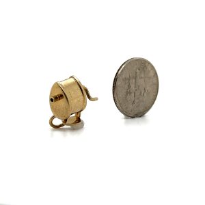 Vintage Yellow Gold Movable Pencil Sharpener Charm