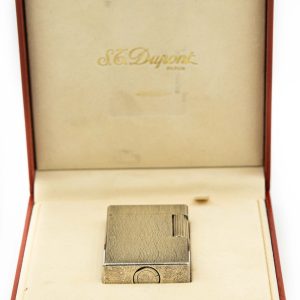Rare White Lighter by S.T. Dupont with Box & Papers Circa 2000