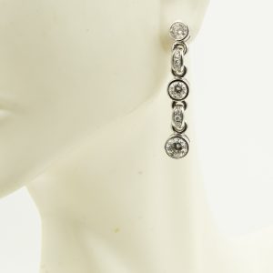 Estate Rare Limited Gold and Diamond "Cento" Collection Earrings by Roberto Coin