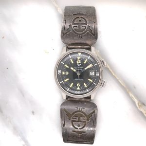 MK Personal Collection Men's Steel Wittnauer "Super-Compressor" Wristwatch Ref. 8007 Circa 1965