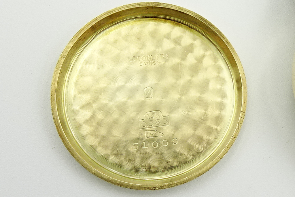 MK Personal Collection - Rare Early Gold LeCoultre Fancy Case Chronograph Wristwatch Cal. 281 Circa 1940's