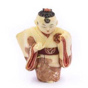 Netsuke Boy with Ball by Regosei 0602