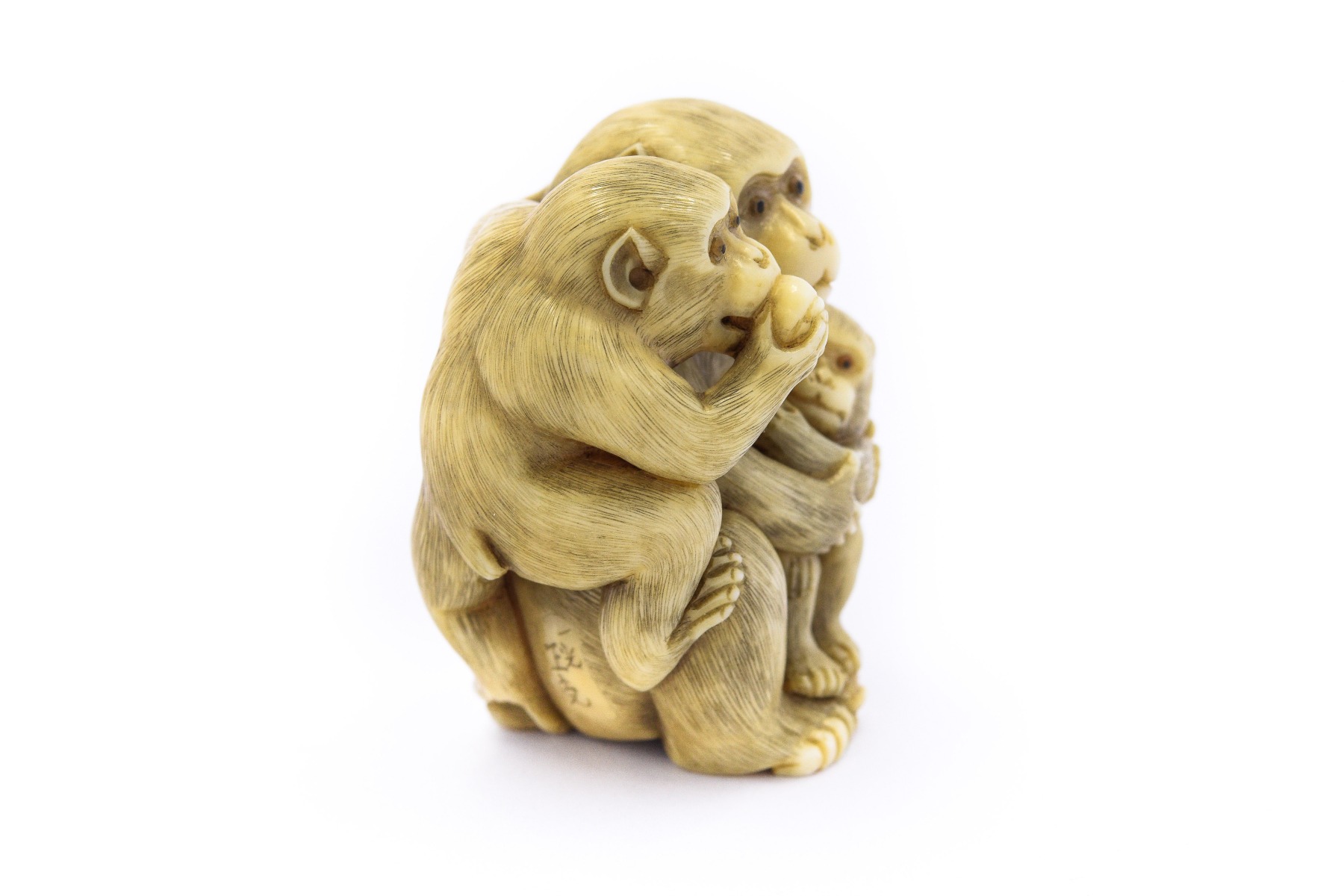 Netsuke Three Monkey's by Ikko Masakatso 0599