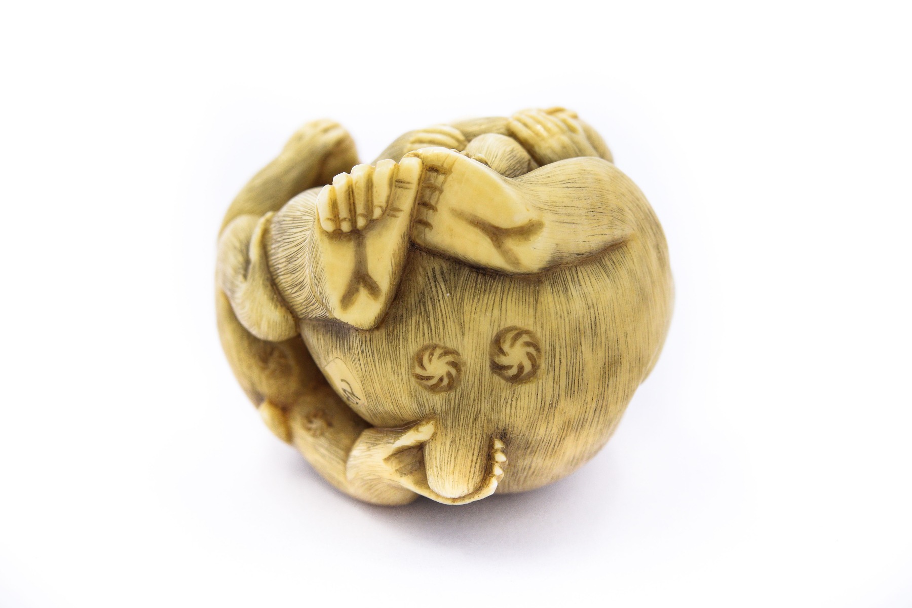 Netsuke Three Monkey's by Ikko Masakatso 0599