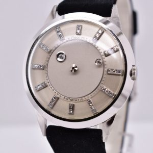 MK Personal Collection - Rare LeCoultre Galaxy Wristwatch Automatic Movement Circa 1957 with Archives Minty!