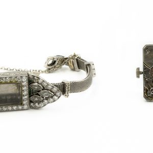 Art Deco Diamond Wristwatch by Audemars Piguet Circa 1920's