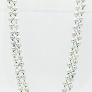 Estate 2 Strands of Gray Baroque Pearls