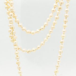 Estate Endless Pearl Necklace