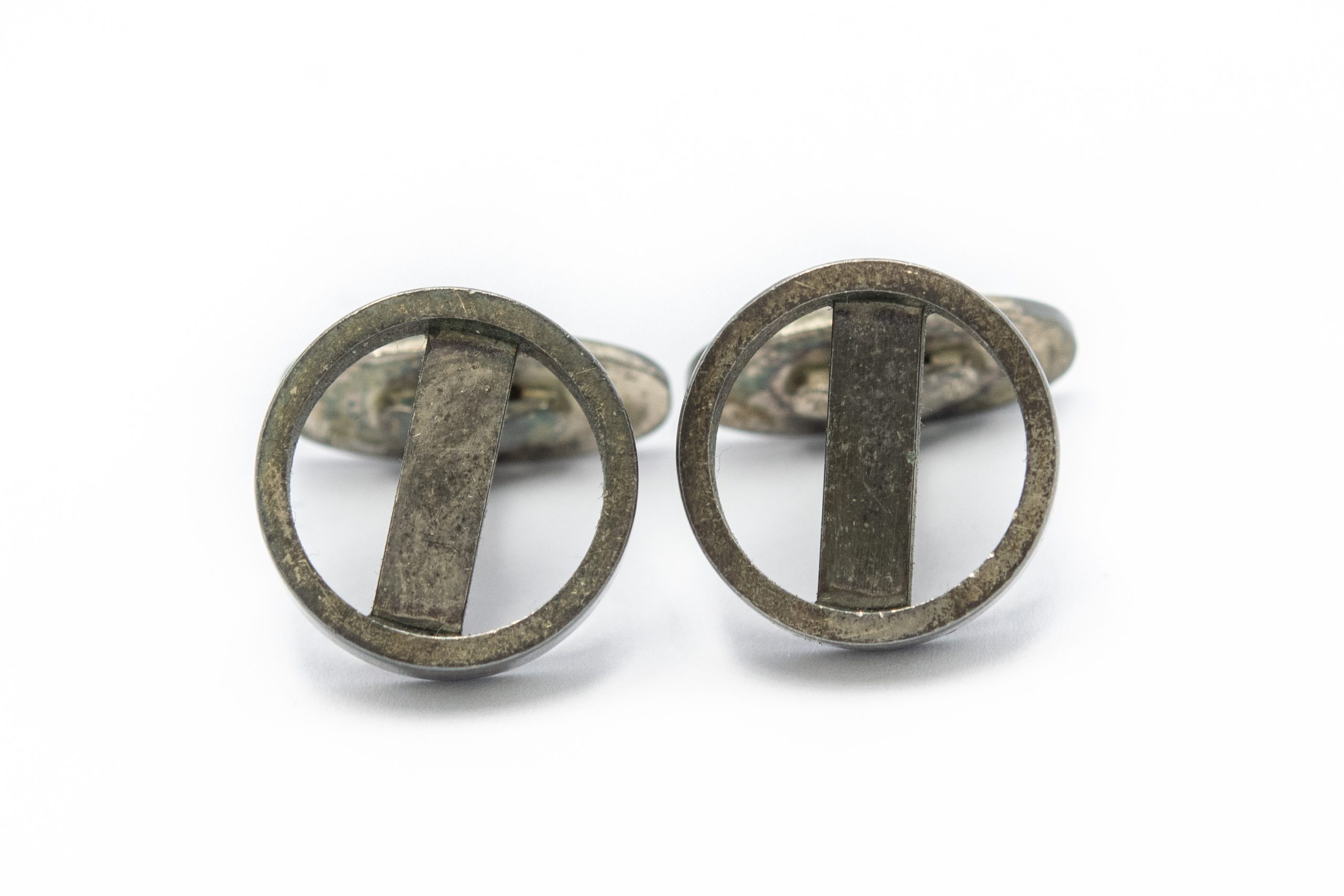 Estate Vintage Sterling Silver Cufflinks by Soren Georg Jensen