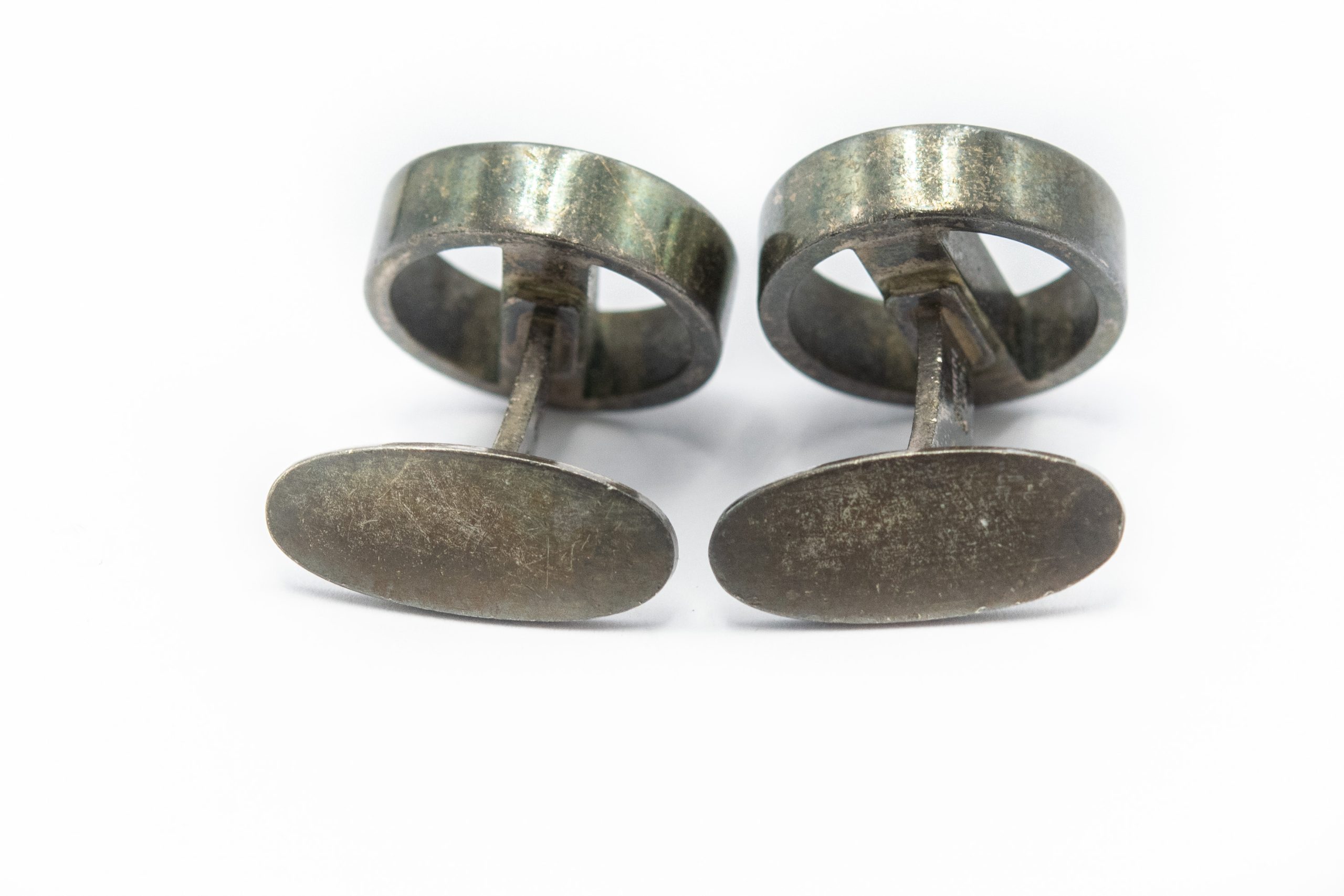 Estate Vintage Sterling Silver Cufflinks by Soren Georg Jensen