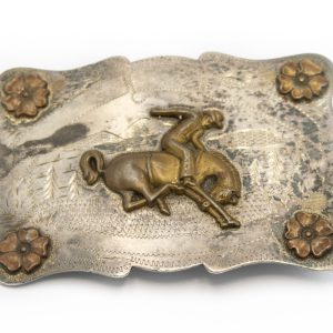 Estate 1960s Don Ricardo Sterling Silver Belt Buckle