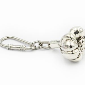 Estate Wassershtrom Sterling Silver Garlic Clove Key Chain