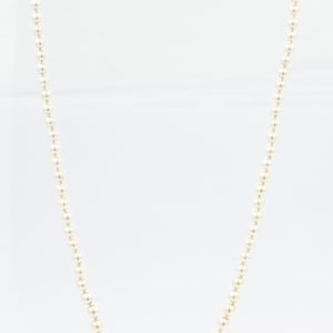 Estate Pearl Necklace and White Gold Clasp