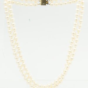 Estate Pearl Necklace with Gold Filled Clasp
