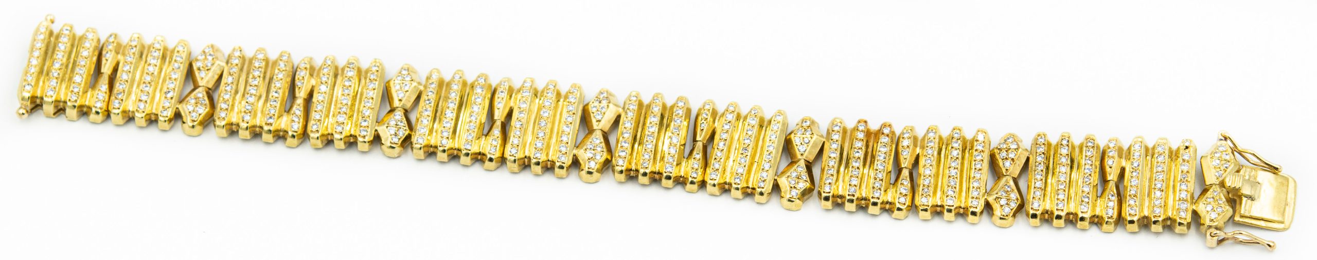 Estate Yellow Gold and Diamond Bracelet by Dimitris Sabanis