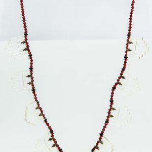 Estate Art Deco Glass Necklace