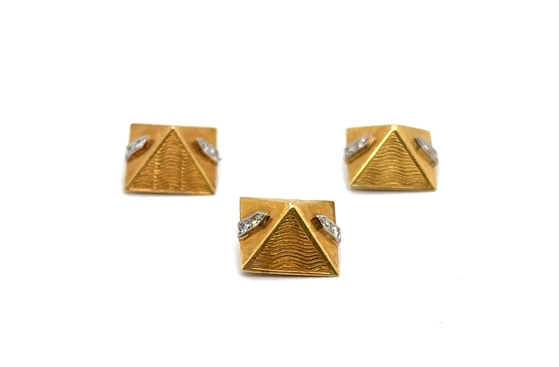 Estate Retro Collection of (3) Van Cleef & Arpels Diamond Brooches