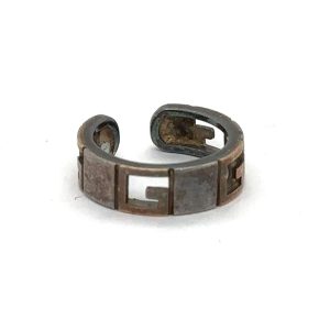 Estate Sterling Silver and Gold Ring by Gucci