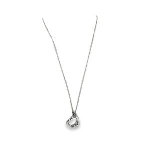 Estate Sterling Silver Heart Necklace by Tiffany & Co Paloma Picasso