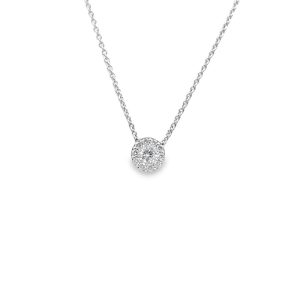 Estate HOF (Hearts On Fire) Yellow Gold Fulfillment Pendant Necklace