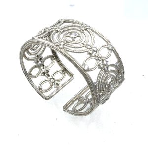Estate Sterling Silver Bangle by Judith Ripka