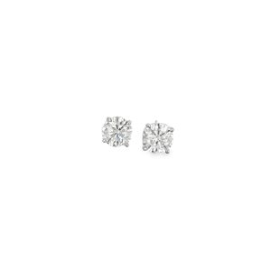 Estate White Gold and Diamond Studs Earrings
