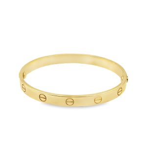 Estate Yellow Gold "LOVE" Bracelet by Cartier Serial # 585131