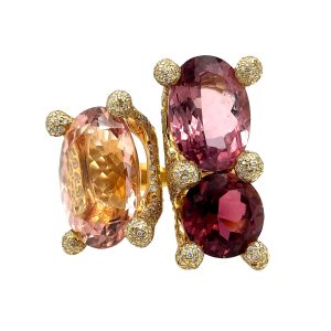 Estate Designer "Rock Candy" Diamond and Gemstone Ring by Ippolita