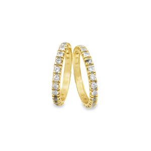 Estate Collection of (2) Yellow Gold and Diamond Wedding Rings