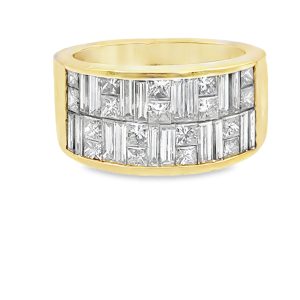 18K Channel Set Diamond Band