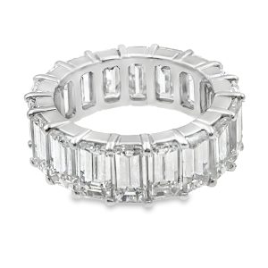 Platinum Diamond Eternity Band 9.47Cts With GIA Report